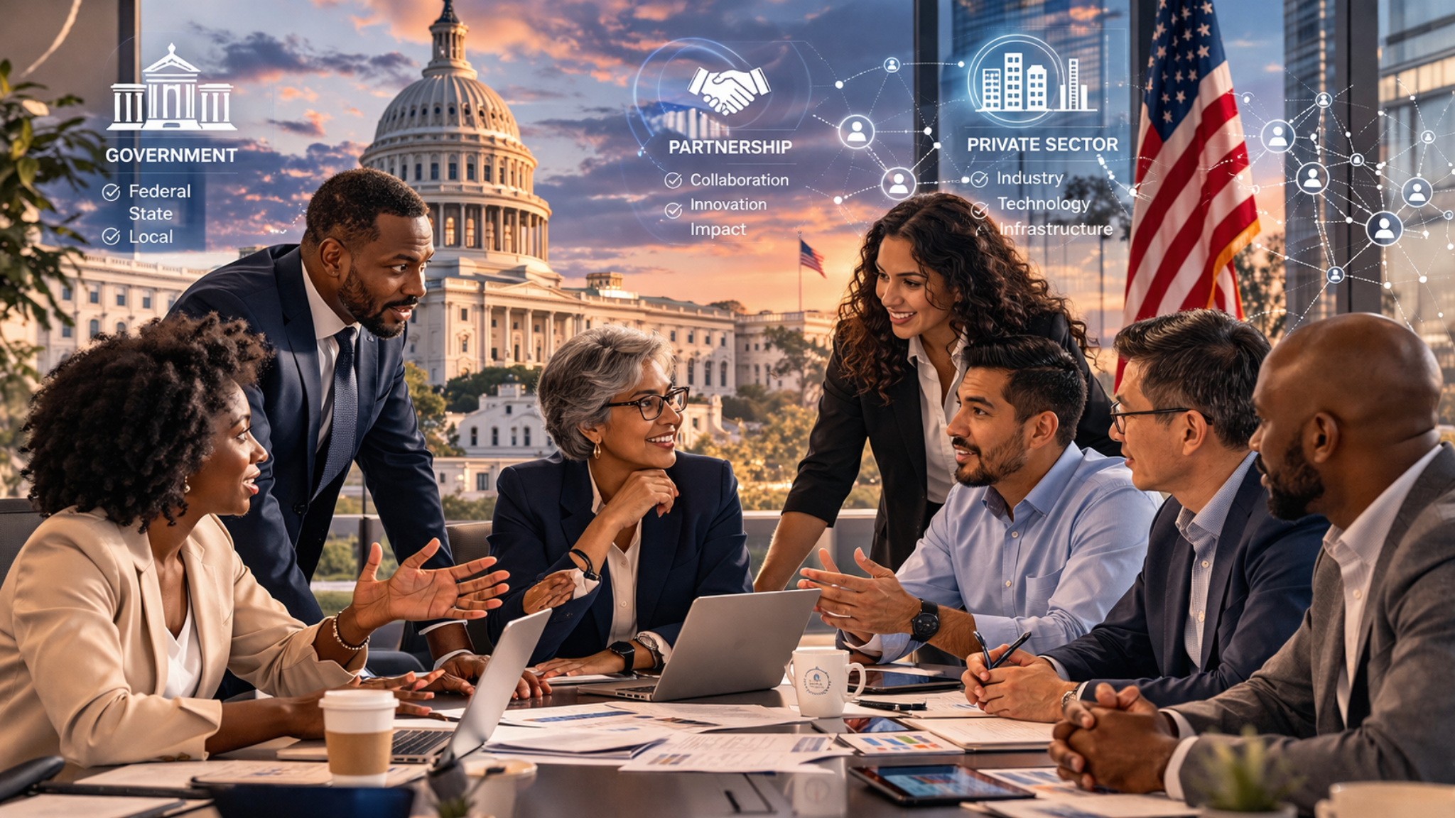 Government, partnership, and private-sector procurement collaboration
